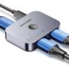 Vention 2‑Port HDMI Bi‑Direction Switcher Silver - VEN AFUH0