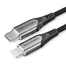 Vention USB 2.0 Type-C to Lightning Cable 1.5M Gray Aluminum Alloy Type - VEN TACHG
