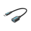 Vention USB 3.1 Gen 1 Type-C to USB-A OTG Cable 0.15M Black PVC VEN CCVBB