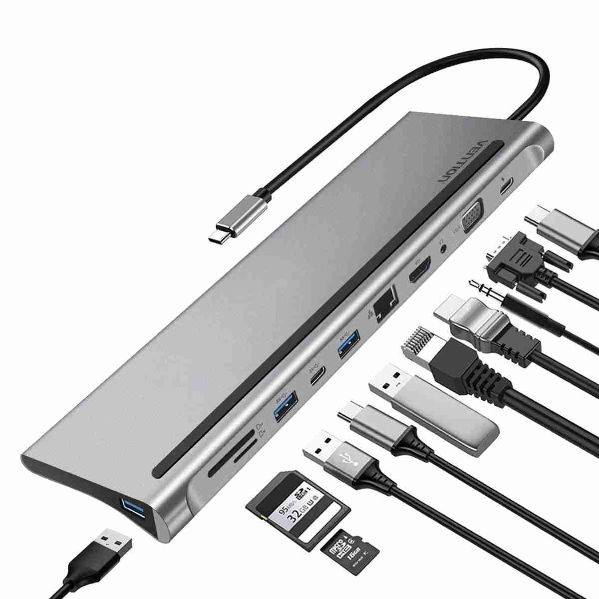 Vention USB-C Multi-Functional 11 in 1 Docking Station - VEN THTHC