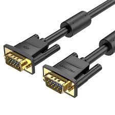 Vention VGA (3+6) Male to Male Cable with Ferrite Cores 20M Black - VEN-DAEBQ